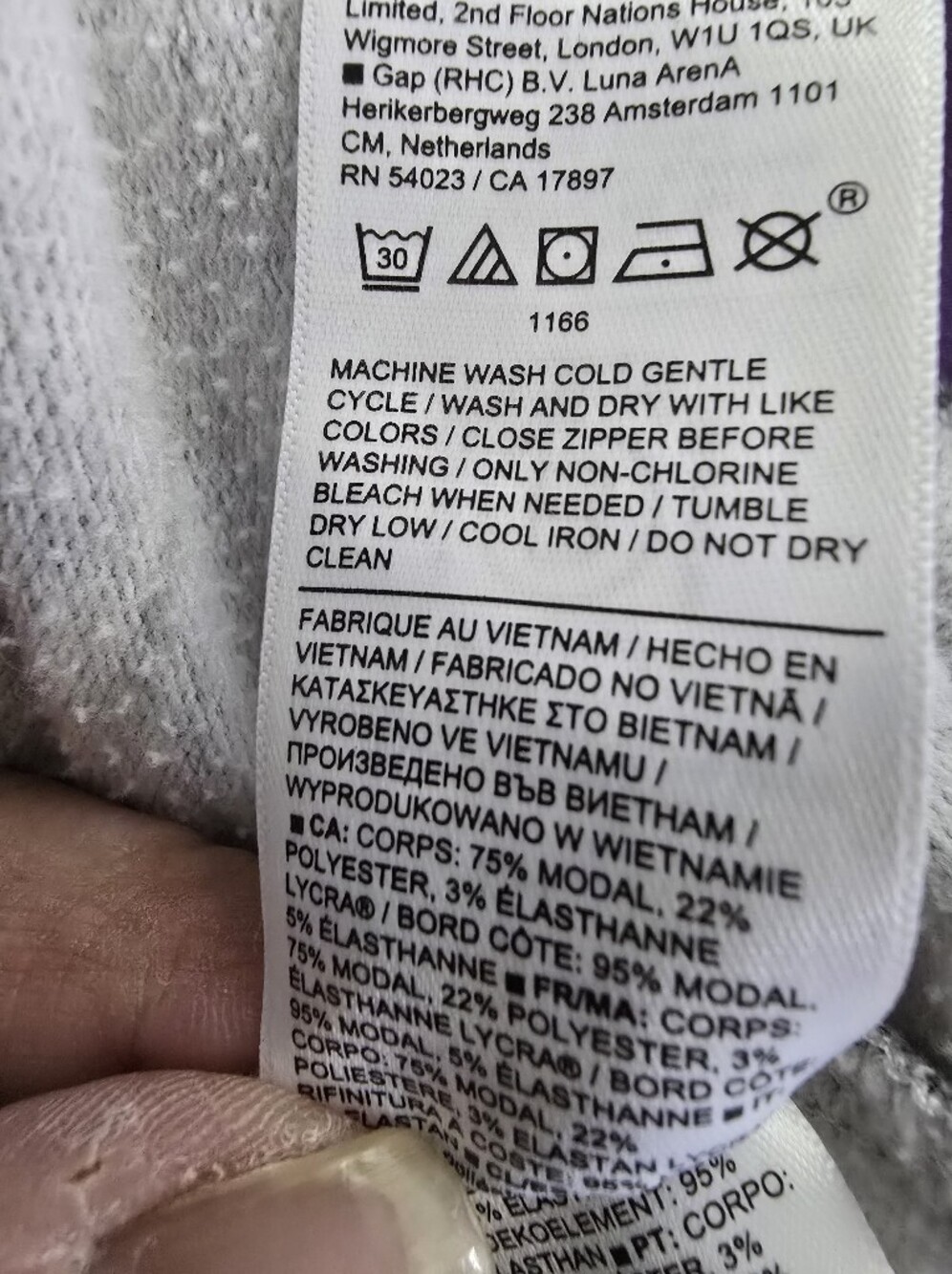 Athleta Eden Floral Hoodie Sweatshirt. Full Zip With Front Pockets - Picture 13 of 13